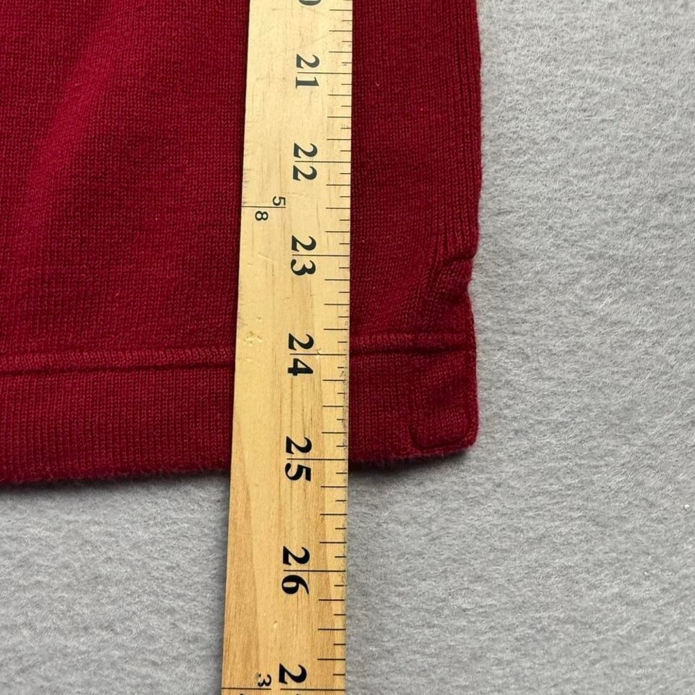 Vintage Eddie Bauer Crewneck Red Minimalist Sweatshirt Womens XS Normcore - Picture 3 of 6
